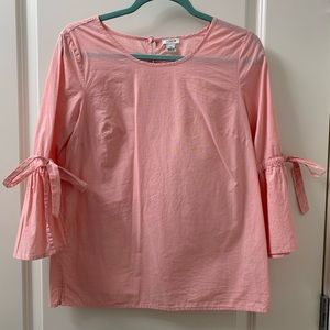 JCrew Factory Pink Blouse